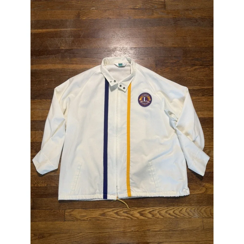 VINTAGE LIONS INTERNATIONAL GOLF JACKET MENS XL in perfect condition
